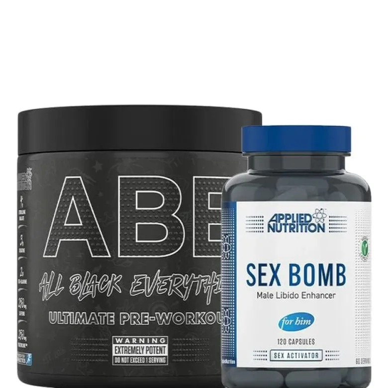 Applied Nutrition ABE PWO 315 g + Testo Bomb Enhancer 120 Kapslar