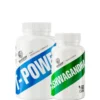 Ashwagandha 60 Kapslar + T-Power Testo DAA 200 Kapslar