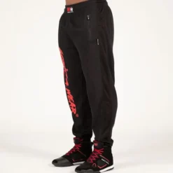 Augustine Old School Pants, Black/Red