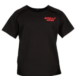 Augustine Old School Work Out Top, Black/Red