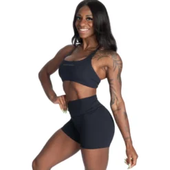 Better Bodies Sport tops, BB strappy bra, Black