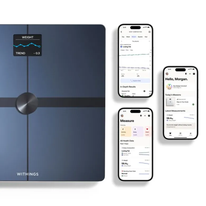 Body Smart Diagnostisk Personvåg Svart