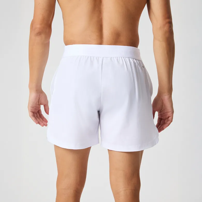 Borg Short Shorts, Brilliant White