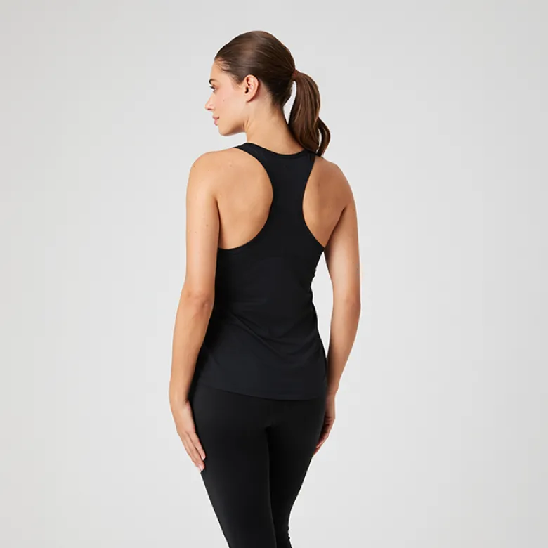 Borg Sports Tank Top, Black Beauty