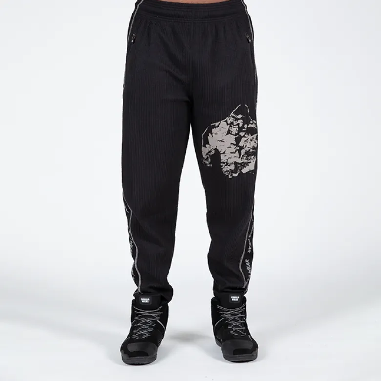 Buffalo Old School Workout Pants, Black/Grey