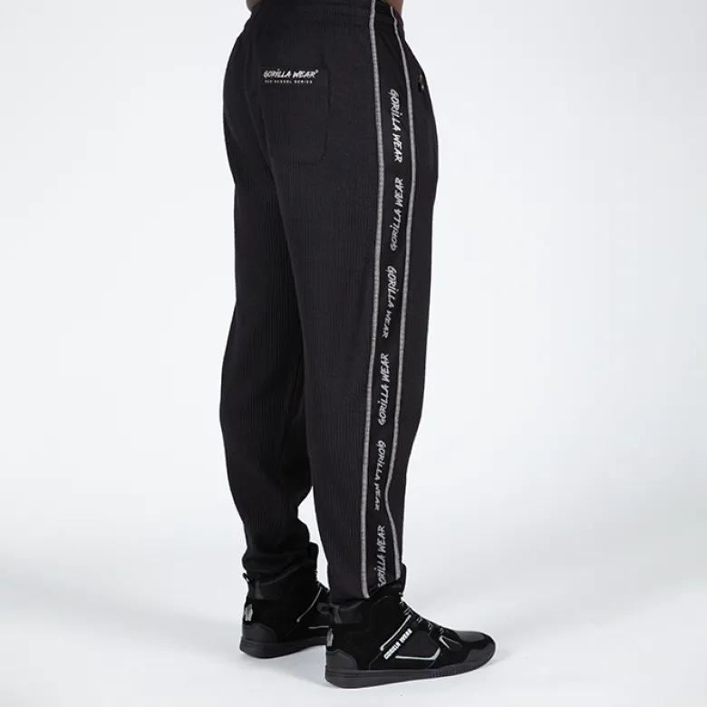 Buffalo Old School Workout Pants, Black/Grey