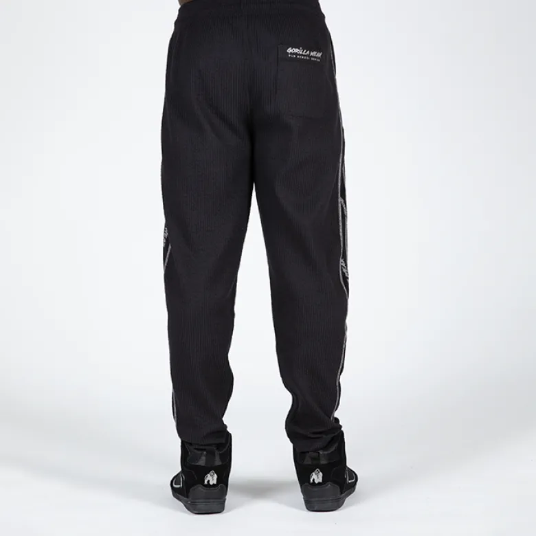 Buffalo Old School Workout Pants, Black/Grey