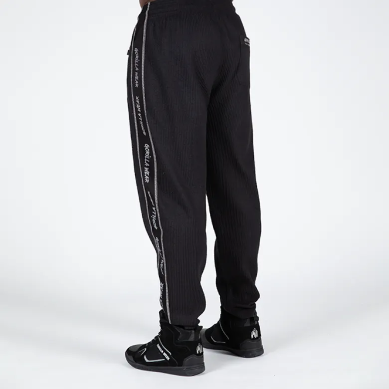 Buffalo Old School Workout Pants, Black/Grey
