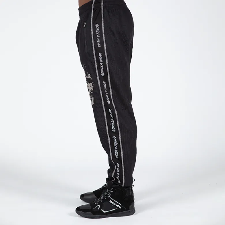 Buffalo Old School Workout Pants, Black/Grey