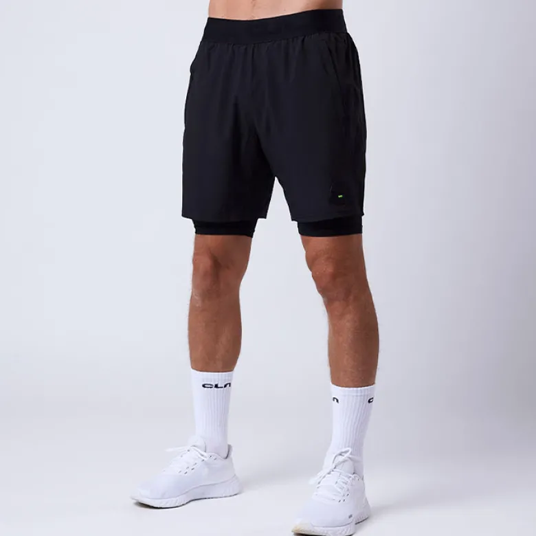 CLN Rep 2 in 1 Shorts, Black