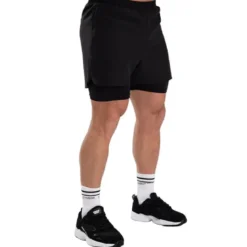 Cortez 2-In-1 Shorts, Black