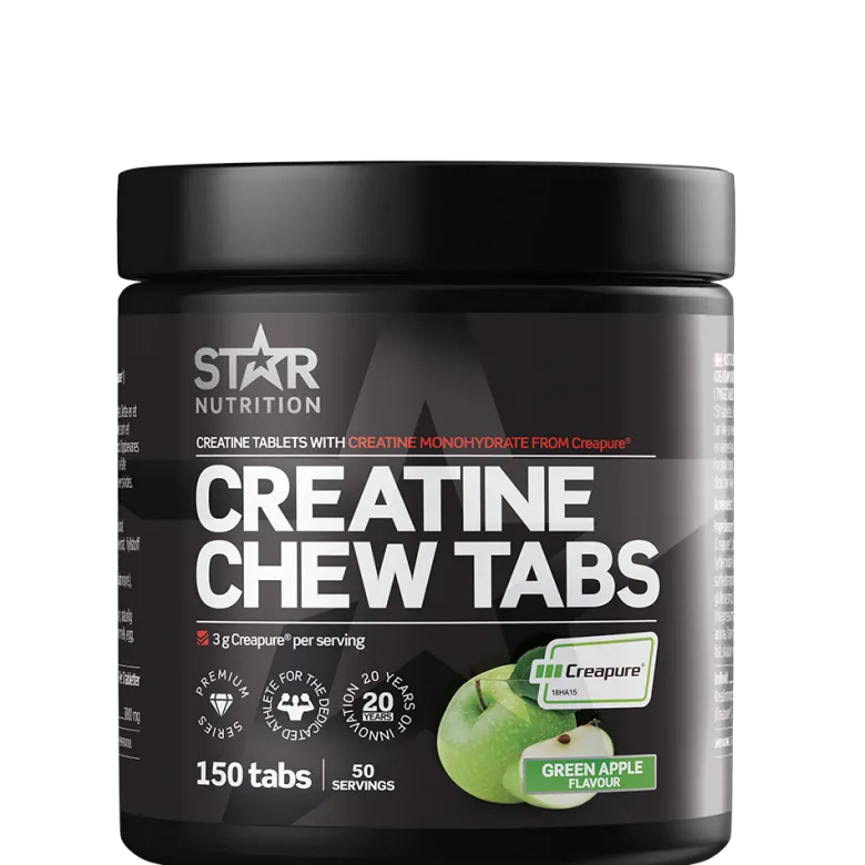 Creatine Chew Tabs, Green Apple, 150 tabs