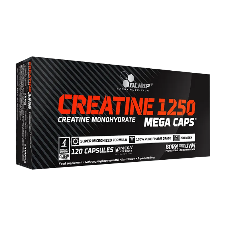 Creatine Mega Caps 1250, 120 caps