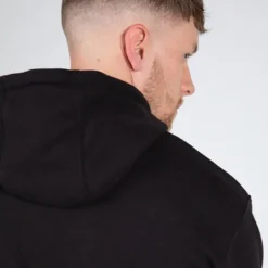 Crowley Oversized Men's Hoodie, Black