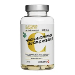 C-vitaminkomplex 670 mg bioflavonoider 120 tabletter