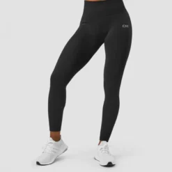 Define Seamless Scrunch Tights, Black
