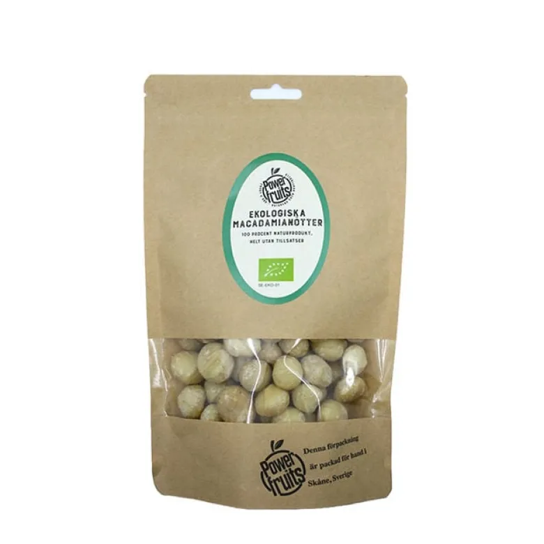 Ekologiska Naturella Macadamianötter 500 g