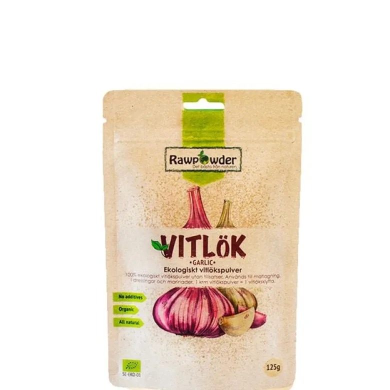 Ekologiskt Vitlökspulver 125 g