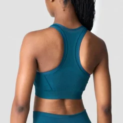 Endurance Seamless Sports Bra, Teal