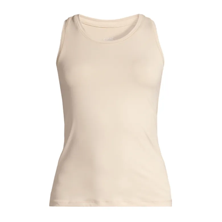 Essential Racerback Tank Ecru