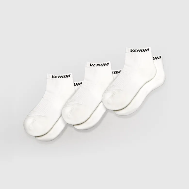 Essential Socks Ankle (Set of 3 pairs) White/Black