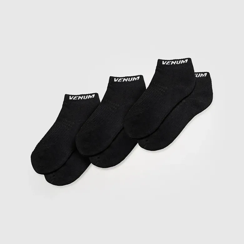 Essential Socks Ankle (Set of 3 pairs) Black/White