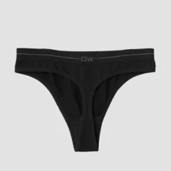 Everyday Seamless Thong 2-pack, Black