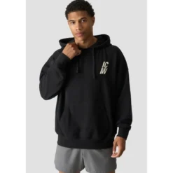 Everyday Terry Relaxed Hoodie, Black