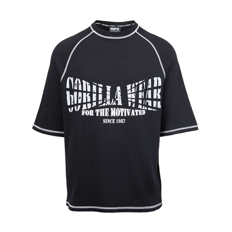 Finley Oversized T-Shirt, Black/Grey