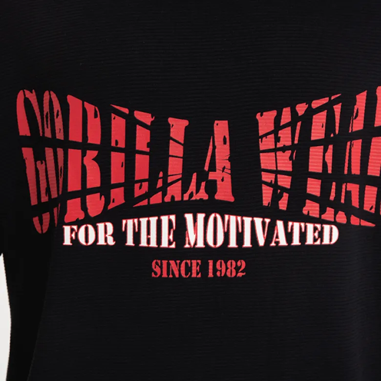 Finley Oversized T-Shirt, Black/Red