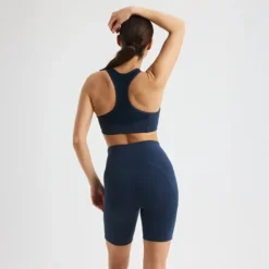Flattering Mesh Sportsbra, Indigo
