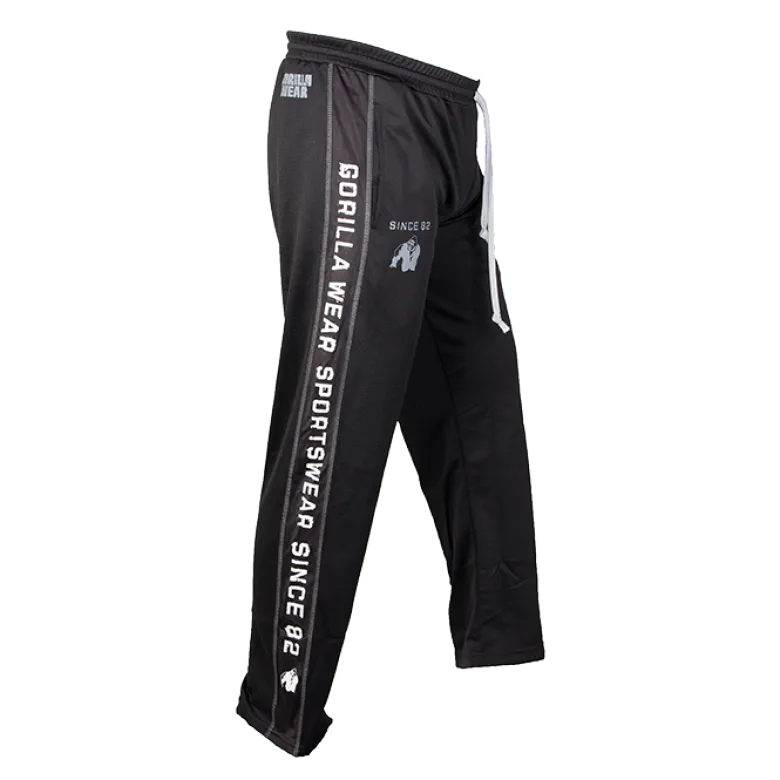 Functional Mesh Pants, Black/White