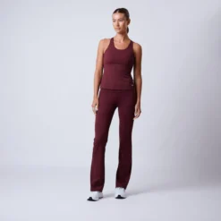 Fuse Flared Tights, Dark Red