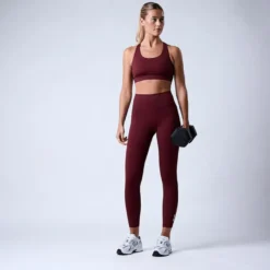 Fuse Sport Bra, Dark Red