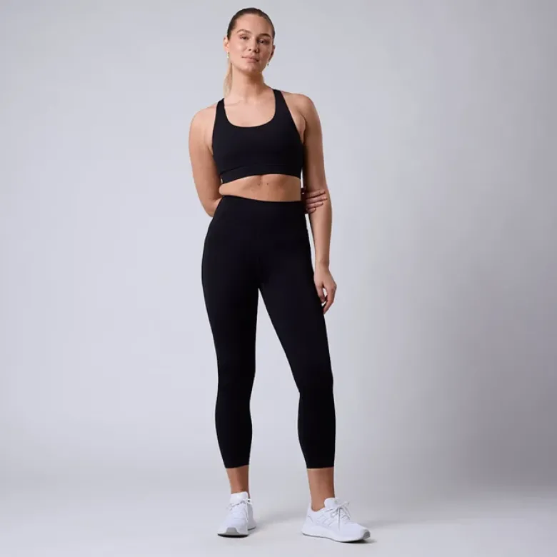 Fuse V-shape 7/8 tights, Black