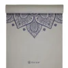Gaiam Sustained Grey Sundial Flower Yoga Mat 5 mm
