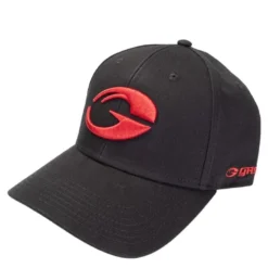 Gasp Baseball Cap, Black/Red