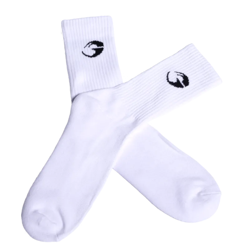 Gasp Crew Socks 1-pack, White