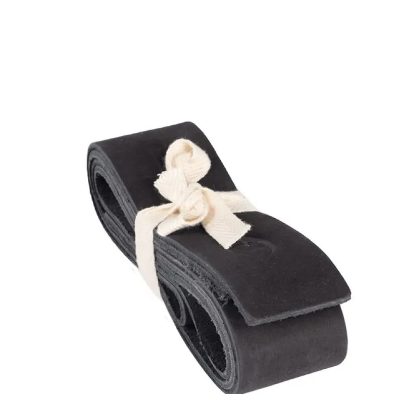 Gasp Leather Straps, Black, One Size