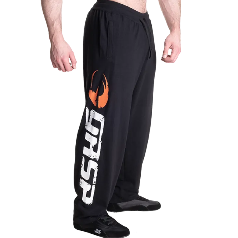 Gasp Sweatpants, Black/White