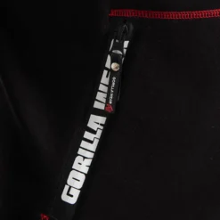Georgia Zipped Hoodie, Black