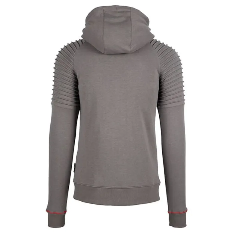 Georgia Zipped Hoodie, Grey
