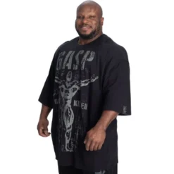 GK Slub Iron Tee, Washed Black