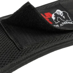 Gorilla Wear 6 Inch Padded Mesh Lifting Belt, black, S