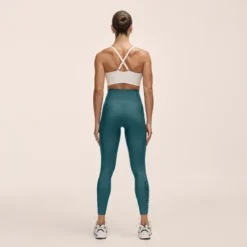 Graphic High Waist Tights Ocean Teel