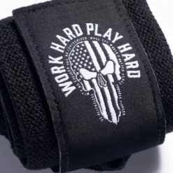 Hardcore Wrist Wraps 18 inch, Black/White