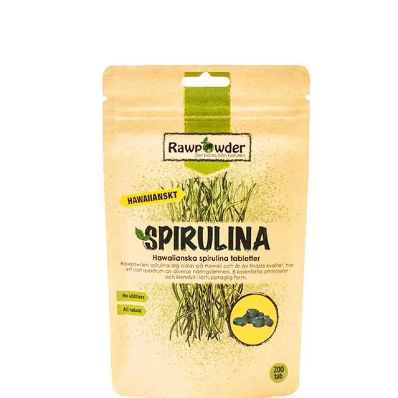 Hawaiianska Spirulinatabletter 200 st