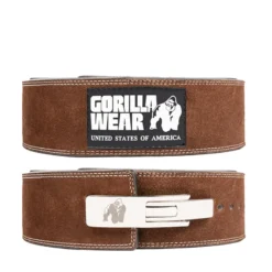 4 Inch Powerlifting Lever Belt, Brown