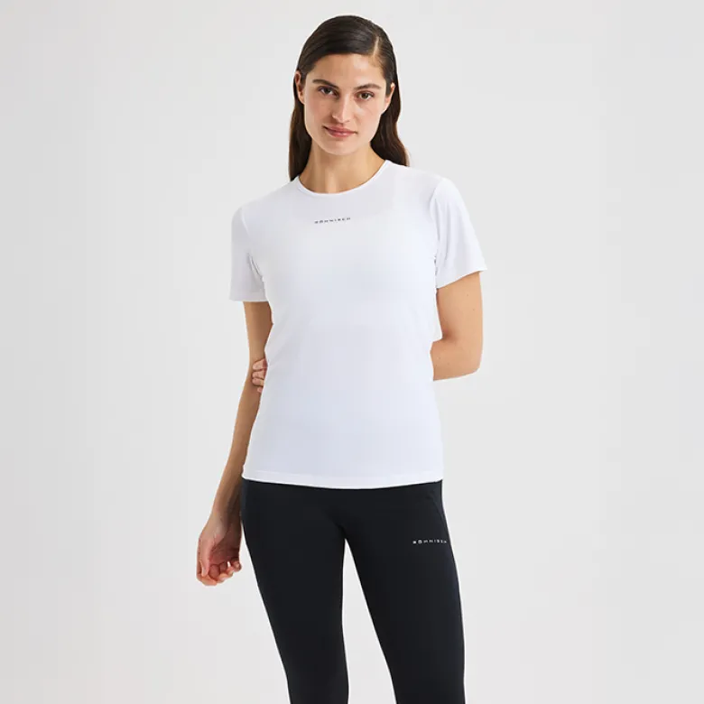 Jacquard SS Top, White