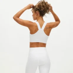 Kay Sports Bra, White